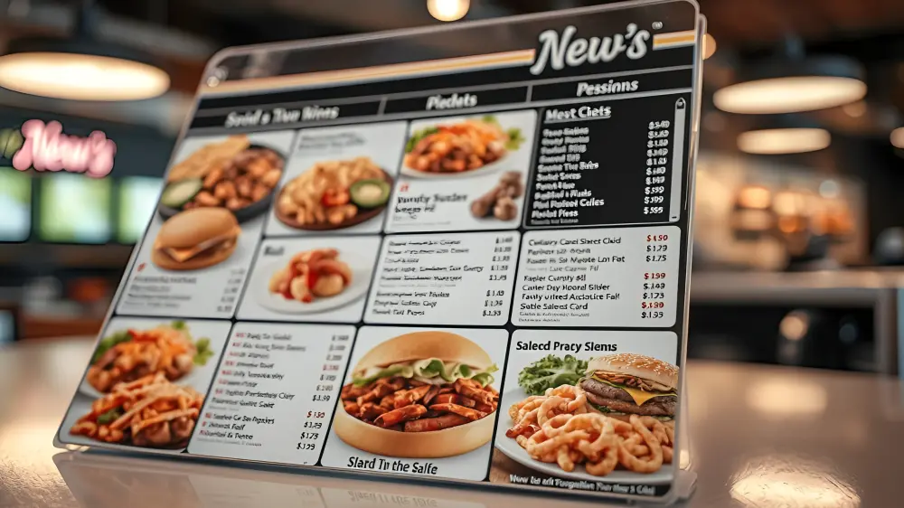 Newk’s Menu, Newks Menu